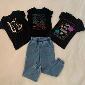 Jeans and Skunk tshirt